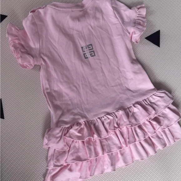 Givenchy Kids Pink Ruffle Shirt - Picture 2 of 4